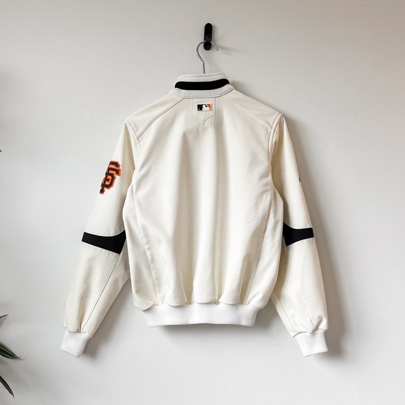 True Vintage Y2K San Francisco Giants MLB Softshell Majestic Jacket - Picture 8 of 10